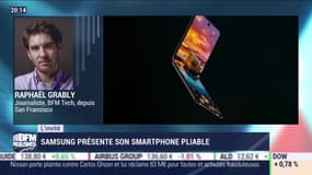 Raphaël Grably (BFM Tech) : Samsung présente son smartphone pliable - 12/02