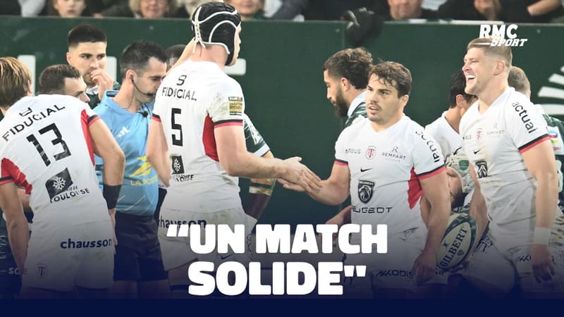 Pau 14-22 Toulouse : les Toulousains savourent "un match solide à l'extérieur"