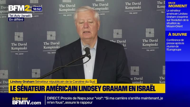 "Je pense que le peuple iranien a le potentiel d'être un grand allié des États-Unis et d'Israël dans la région", déclare Lindsey Graham, sénateur républicain des USA