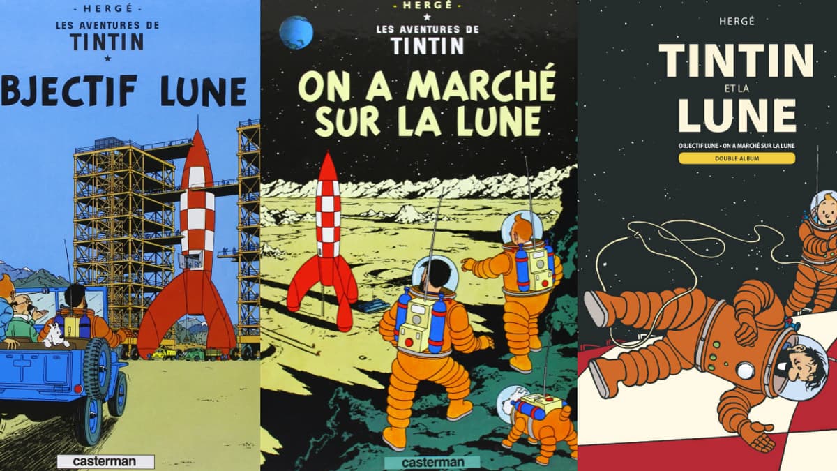 Tintin dans la lune par Hergé Tintin dans la lune par Hergé
