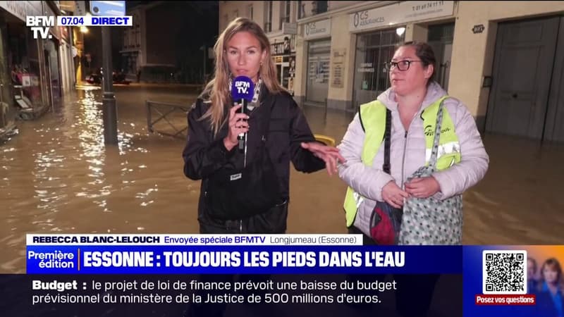 Essonne: la rue principale de Longjumeau totalement sous l'eau