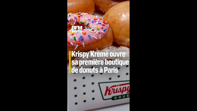Krispy Kreme ouvre sa première boutique de donuts à Paris