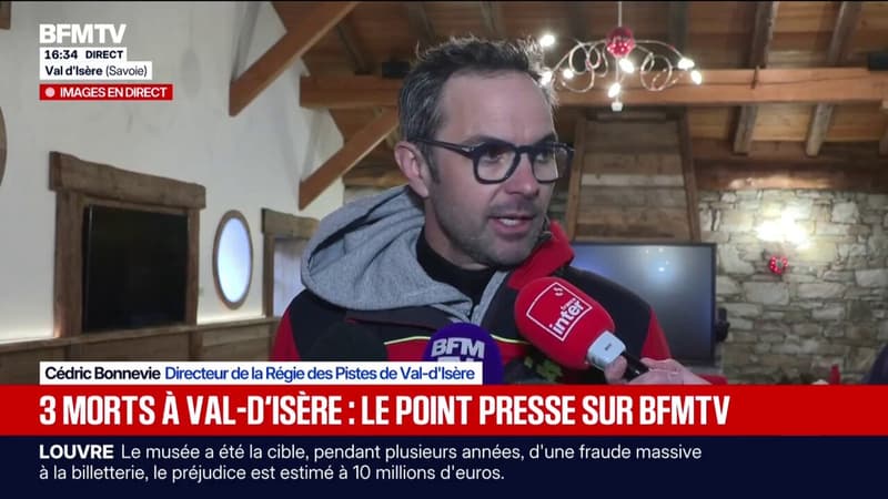 Avalanche à Val d'Isère: le directeur de la régie des pistes détaille les circonstances de l'avalanche