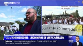 Marche blanche à la mémoire de Shemseddine: "Si on avait eu plus de moyens, ce drame aurait pu être évité"  affirme Samir Adili, conseilleur municipal d'opposition à Viry-Châtillon