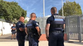 Des policiers ont été déployés devant une école des quartiers sud de Marseille