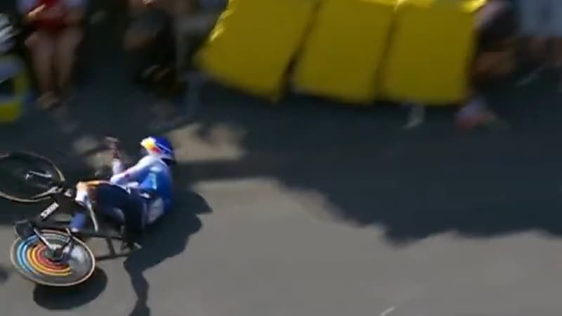 La lourde chute de Florian Lipowitz lors de la 16e etape du Tour de France le 21 juillet 2026 2323384