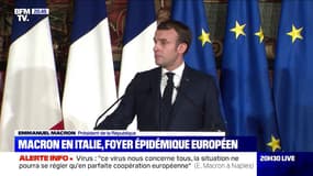 Coronavirus: pour Emmanuel Macron, "il faut savoir collectivement garder son calme"