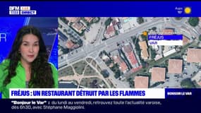 Var: un restaurant détruit par les flammes à Fréjus