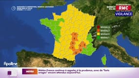 Météo: 8 départements toujours placés en vigilance orange pour orages et inondations