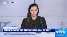 Laura Cambaud : Effondrement des revenus du canal de Suez - 20/02