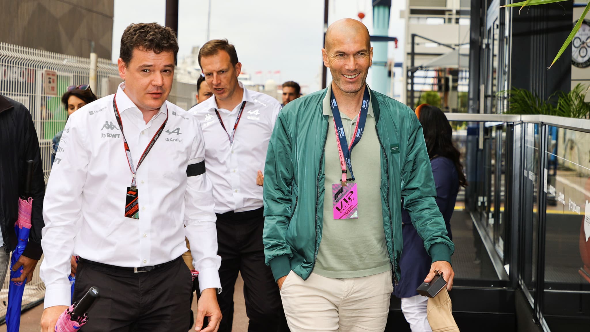 Zinédine Zidane en visite au GP de Monaco de Formule 1, le 29 mai 2022