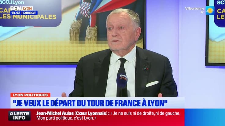 Jean-Michel Aulas déclare vouloir que le Tour de France "prenne son départ à Lyon"