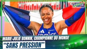 Saut à la perche : "J'avais l'impression d'être en meeting, sans pression" rigole la nouvelle championne du monde Marie-Julie Bonnin