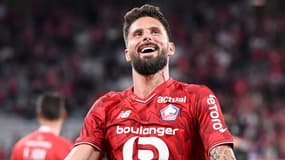 Olivier Giroud lors de Lille-Monaco, le 24 août 2025