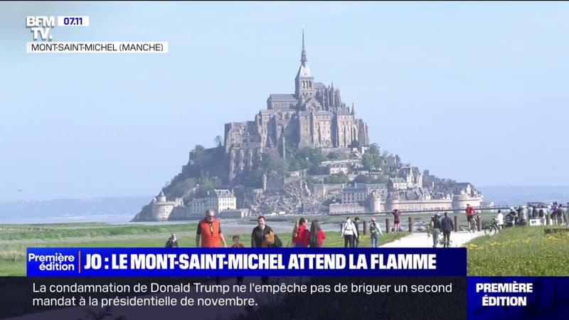 Flamme olympique: plus de 50.000 personnes sont attendues pour son passage au Mont-Saint-Michel