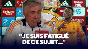 Real Madrid : Ancelotti “fatigué” de parler d’un possible départ de Vinicius