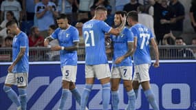 La Lazio s'impose face à l'Inter Milan, le 26 août 2022.
