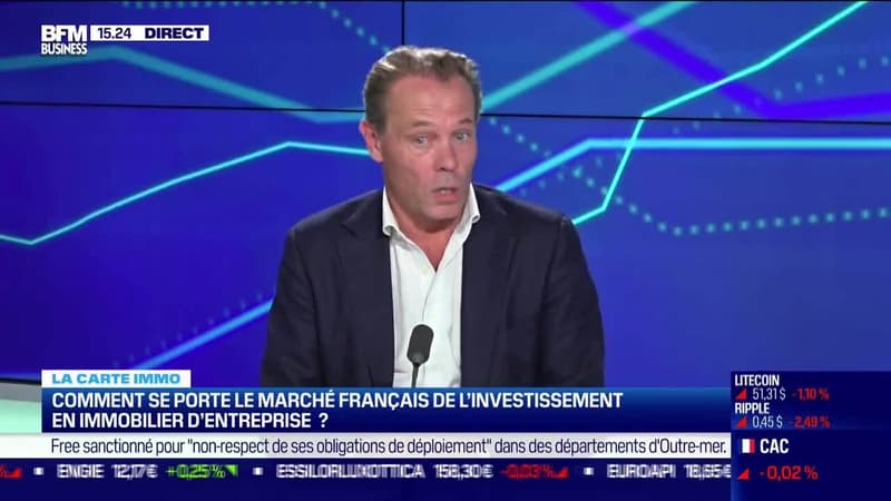 Vincent Bollaert (Knight Frank France): Comment se porte le marché français de l'investissement en immobilier d'entreprise ? - 19/10