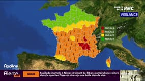 Météo : 4 département en alerte rouge canicule
