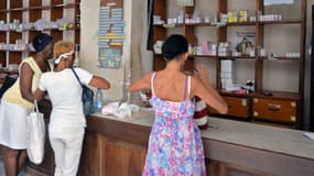 Dans une pharmacie de La Havane, la capitale cubaine, en novembre 2013. (photo d'illustration)