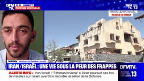 "Cette nuit n'était pas simple": cet habitant de Tel-Aviv témoigne de la violence des échanges de frappes entre Israël et l'Iran