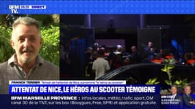 Franck Terrier, témoin de l'attentat de Nice: "Pour moi le statut de héros, c'est trop"