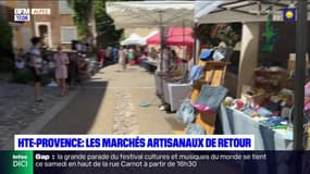 Haute-Provence: les marchés artisanaux de retour