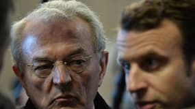 Jean Arthuis et Emmanuel Macron. 