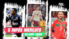 Pavard, Wahi, Ziyech... Les 5 infos mercato du 20 août (à la mi-journée) 
