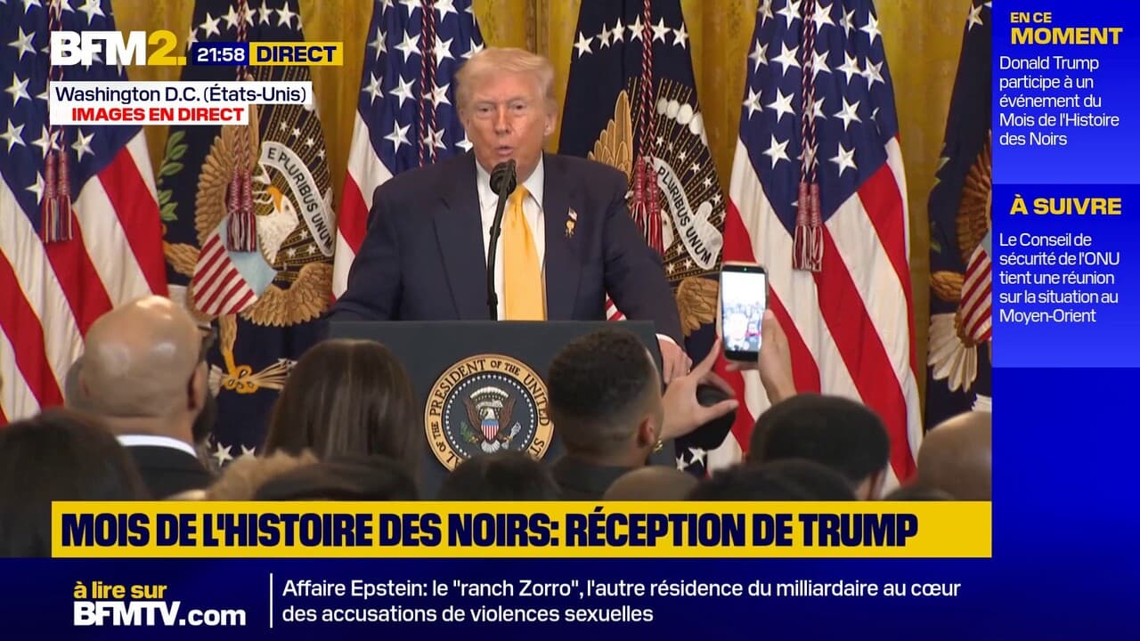 Donald Trump célèbre le mois de l'Histoire des Noirs depuis Washington D.C. Kép