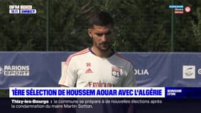 Première sélection de Houssem Aouar avec l'Algérieo