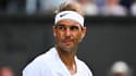 Rafael Nadal en demi-finale de Wimbledon 2022.
