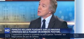 François Hollande plaisante sur ses mauvais sondages - 19/04