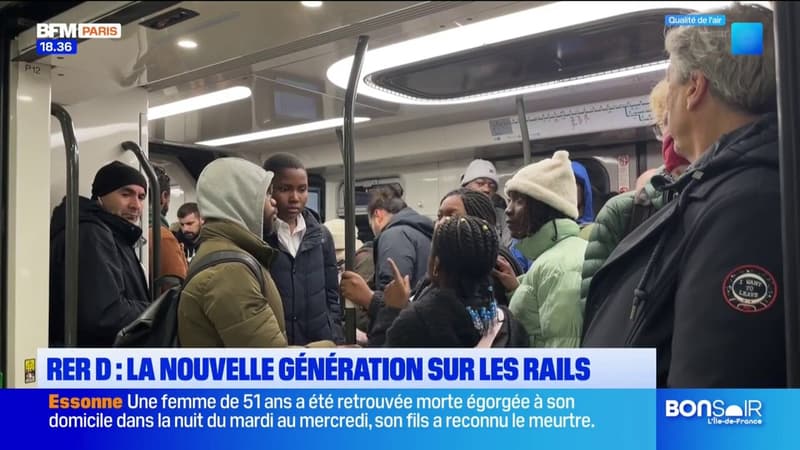 RER D: une nouvelle génération de rames inaugurée