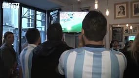 Football / L'ambiance monte chez les supporters argentins à Paris - 09/07