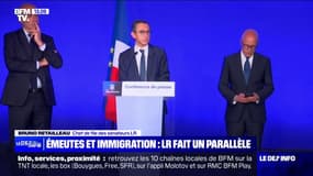 Bruno Retailleau (président du groupe LR au Sénat) fait un parallèle entre immigration et émeutiers