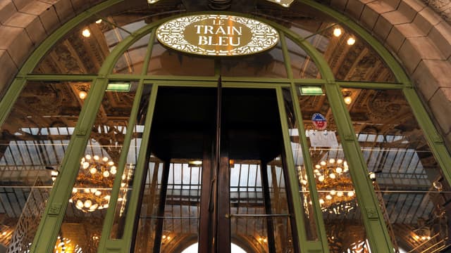 Le restaurant Le Train Bleu, situé à la gare de Lyon, à Paris, le 21 novembre 2014.