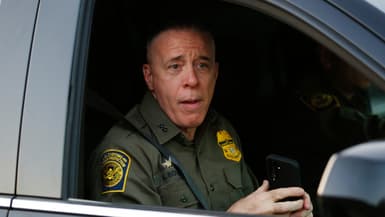 Un agent de la police de l'immigration, ICE, aux Etats-Unis.