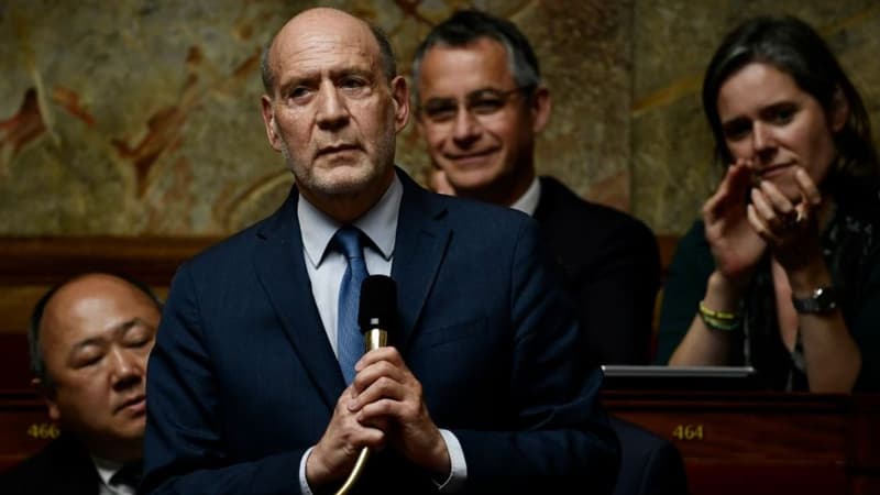 Jean-Jacques Bridey à l'Assemblée nationale le 29 mai 2018. 