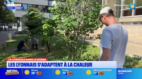 Canicule: les Lyonnais s'adaptent face à la vague de chaleur