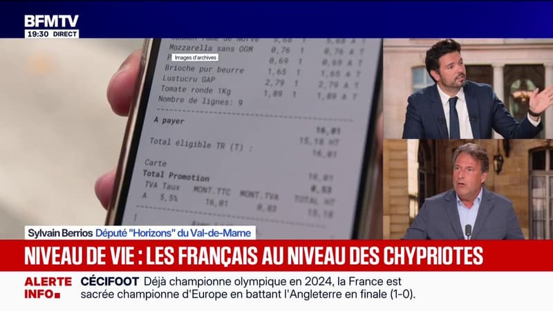 Niveau de vie des Français: "C'est inquiétant", s'alarme Sylvain Berrios, député Horizons