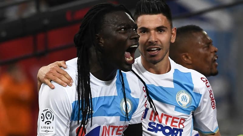 Bafétimbi Gomis et Morgan Sanson