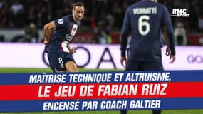 Ajaccio 0-3 PSG : Maîtrise technique, lecture du jeu, altruisme, Galtier encense Fabian Ruiz