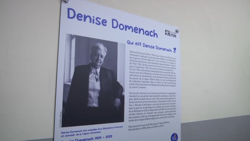 Lyon: l'école Berthelot renommée en l'honneur de la résistante lyonnaise Denise Domenach