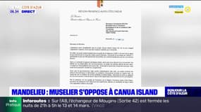 "Un projet qui n'a aucun sens": Renaud Muselier s'oppose à l'île flottante Canua Island