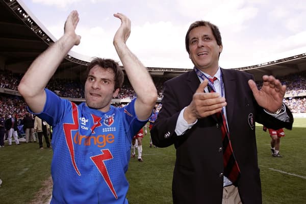 Christophe Dominici (à gauche) et Max Guazzini