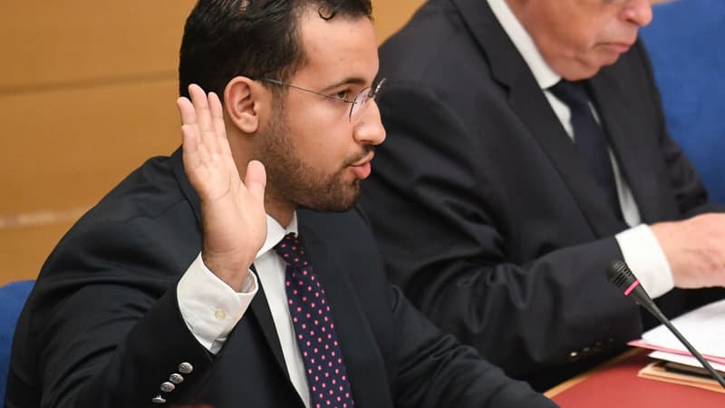 Alexandre Benalla, le 19 septembre, devant la commission du Sénat.