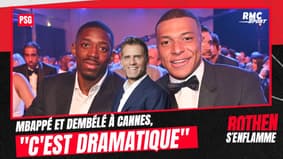 PSG : Mbappé et Dembélé à Cannes, "dramatique" pour Rothen 