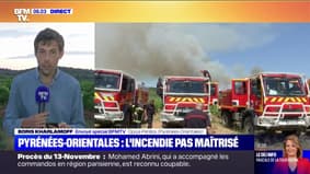 Pyrénées-Orientales: le feu n'est toujours pas maîtrisé et a déjà détruit plus de 1100 hectares de végétation
