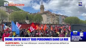 1er-Mai: entre 800 et 1500 personnes ont manifesté à Digne-les-Bains